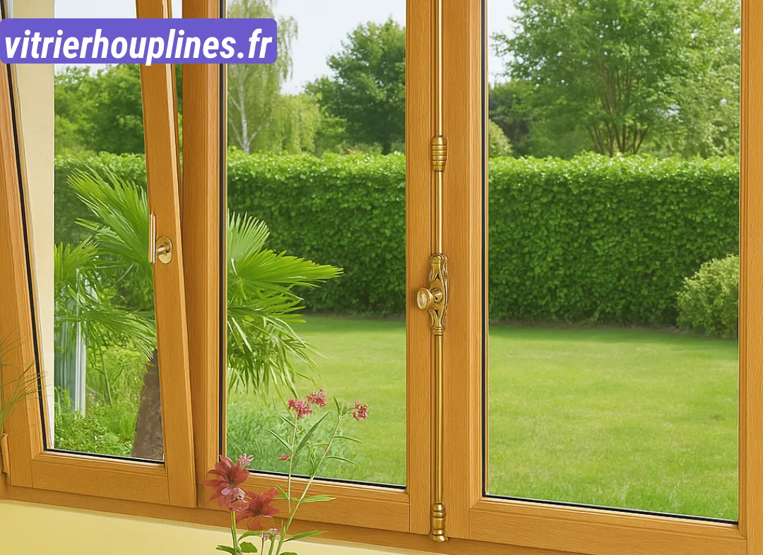 Installation de fenêtre en bois sur mesure Houplines